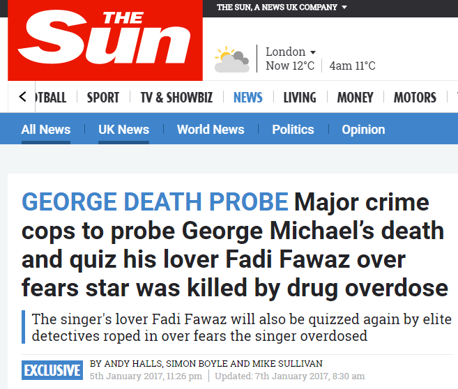 The Sun major crime unit police