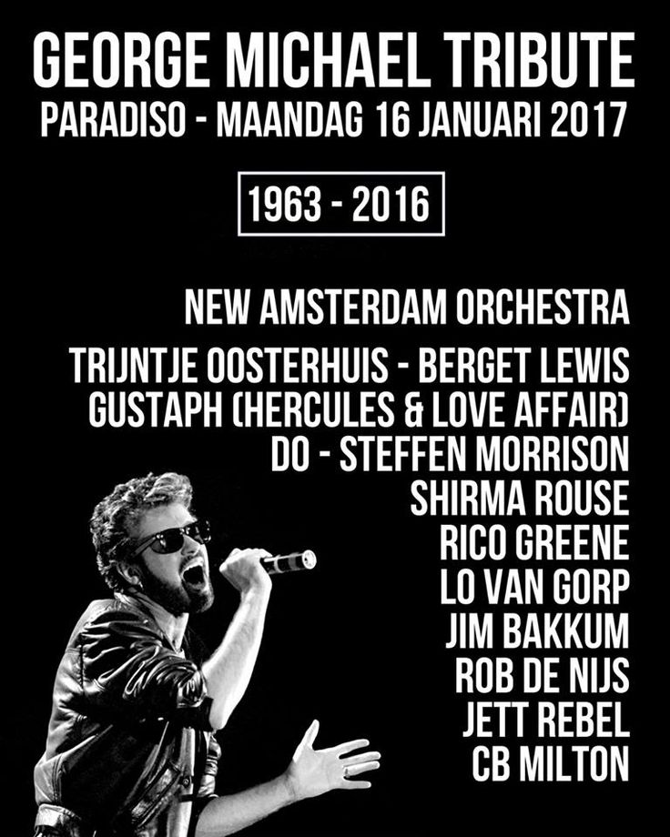 Amsterdam tribute to George Michael