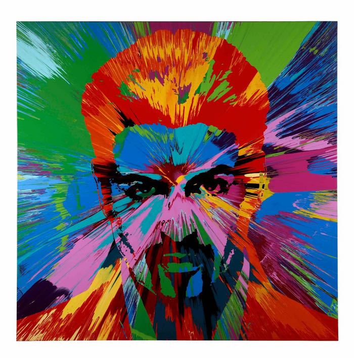 damien hirst george michael painting